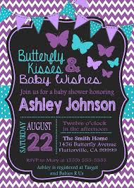 Purple Teal Butterfly Baby Shower Invitation By Threejdesigns Baby Shower Purple Butterfly Baby Shower Butterfly Baby Shower Invitations