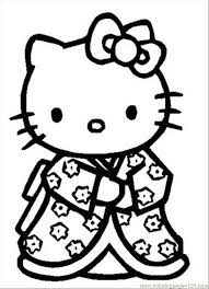 Hello kitty or her real name kitty white was born in london on november 1st. Hello Kitty Coloring Pages Picture Whitesbelfast