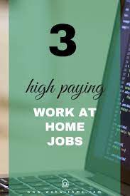 High Pay Work From Home Jobs Workfromhome Wahwithme Workathome Remote Job Makemoneyonline Tech Job Medical Jobs Work From Home Canada