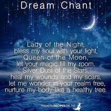 Dream Chant Pinned By The Mystic S Emporium On Etsy Dream Spell Magic Spells Spell Book