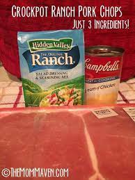 Crockpot Ranch Pork Chops Recipe The Mom Maven Recipe Pork Chop Recipes Crockpot Recipes Ranch Pork Chops Crock Pot