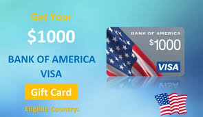 In the event bank of america, n.a. Gift Cards Giveaways Elink