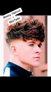 Messy Haircut and Mid Fade Tutorial
