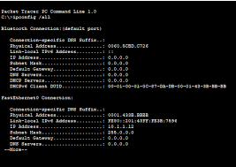 Maybe you would like to learn more about one of these? Packet Tracer Pc Command Line 1 0 C Ipconfig All Chegg Com
