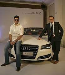 Perschke Michael And Abhishek Bachchan With His Newly Customized Audi A8l Audi Actors Bollywood Actors