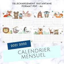 Calendrier De L Avent Enfant 2023 Calendrier Enfant 2022 2023 Calendrier Mural Mensuel Pdf | Etsy France | Calendrier  Enfant, Calendrier, Calendrier Mural