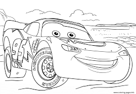 Supercoloring.com is a super fun for all ages: Lightning Mcqueen From Cars 3 2 Disney Coloring Pages Printable