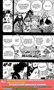 Untuk koleksi komik seru lainnya di komikindo ada di menu daftar komik. Baca One Piece Chapter 1013 Bahasa Indonesia Klikmanga