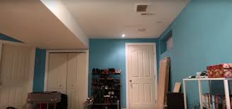 Our basement had a drop ceiling and probably the construction grade for all homes built in the 1990s. Create A Home Office In The Basement Snap Goods