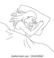 4,098 Sleeping Woman Sketch Images, Stock Photos & Vectors | Shutterstock