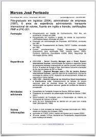 Modelo De Curriculum Vitae Resumido In 2020 Lebenslauf Stadtfuhrung Leben