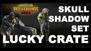 New Crate Opening Skull Shadow Set Insanely Lucky Pubg Mobile Youtube