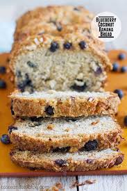 Blueberry Coconut Banana Bread Taste And Tell Recipe Coconut Banana Bread Coconut Bread Food