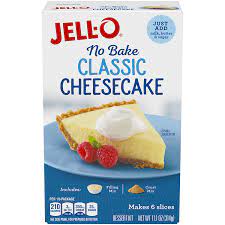 Amazon Com Jell O No Bake Real Cheesecake Dessert 11 1 Ounce Pack Of 6 Everything Else