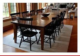 Harvest Table With Black Chairs Harvest Table Dinning Room Table