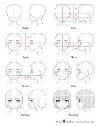 If you want to learn more about how to draw anime eyes. How To Draw An Anime Girl S Head And Face Animeoutline