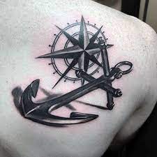 For the same reason, many men choose a compass tattoo on the back of their hand. 40 Realistic Anchor Tattoo Designs For Men Manly Ink Ideas Anchor Tattoo Design Anchor Tattoo Design For Men Tattoo Designs