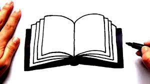 Como Dibujar Un Libro Abierto Dibujo De Un Libro Abierto Youtube