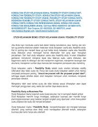 Analisis swot untuk kelayakan usaha. Konsultan Study Kelayakan Usaha Feasibility Study Consultant Konsul