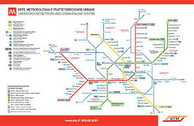 Tickets And Prices For Metro And Public Transport In Milan Milan Underground Subway Map Metro Map Transit Map