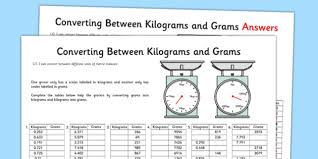 Converting G To Kg Worksheet Ks2 Primary Resources