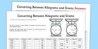 converting g to kg worksheet ks2 primary resources