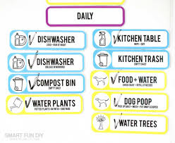 Usually spend on inventing a bicycle: Free Diy Chore Chart Printable The Last Chore Chart You Ll Ever Need