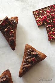 Triangles Fondant Au Chocolat Le Blog De Novice En Cuisine Demarle Demarle Flexipan Flexipan