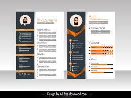 Your modern professional cv ready in 10 minutes‎. Vector Resume Templates Free Vector Download 23 775 Free Vector For Commercial Use Format Ai Eps Cdr Svg Vector Illustration Graphic Art Design