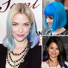 Others want to know if people with blue eyes lack concentration, see well, or if it affects their level of hearing. Celebrities With Blue Hair Color Popsugar Beauty