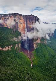Tallest Waterfall In The World 980 M Salto Angel Venezuela Angel Falls Venezuela Waterfall Paradise Falls