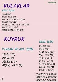 Ucretsiz Tarifler Adli Kullanicinin Amigurumi Ayi Tarifleri Panosundaki Pin Orgu Amigurumi Ayicik