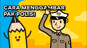 Aneka gambar mewarnai gambar mewarnai polisi untuk anak paud dan. Cara Menggambar Pak Polisi How To Draw A Policeman Youtube