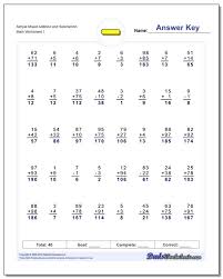 Math kindergarten, 1st grade, 2nd grade. Free Grade Math Worksheets Subtraction Graders Sumnermuseumdc Org