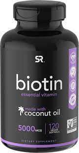 Reviews of biotin for hair growth. Amazon Com Biotin 5 000mcg With Coconut Oil Supports Healthy Hair Skin Nails In Biotin Deficient Individuals Non Gmo Verified Vegan Certified 120 Veggie Softgels Health Personal Care
