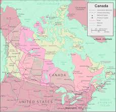 The terrestrial boundary is 8,891 ki. Map Of Canada Map Of North America