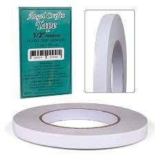 I know this is dumb. Buy Angel Crafts Acid Free Double Sided Tape Easy Tear 2 Sided Glue Adhesive Tape Double Sided Tape For Scrapbook And Card Making 1 Roll 0 5 Inches By 55 Yards By 09mm Online