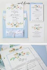 Dusty Blue Harper Wedding Invitation Suite Sweet Dreams Creative Light Blue Wedding Invitations Wedding Invitations Blue Wedding Invitations