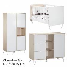 Découvrez les chambres pour bébé et autres éléments de puériculture de grandes marques comme sauthon ou quax sur la boutique en ligne bébé et compagnie. Sauthon Meubles Chambre Trio Lit Little Big Bed 70x140 Commode Armoire Happy Made In Bebe