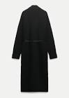 STRETCH KNIT CLOTH COAT Zara