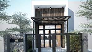Untuk pagar rumah geser, kita bisa memilih material yang diinginkan. 50 Contoh Pagar Rumah Minimalis Modern Model Dan Gambar Desain