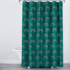 Panther Print Shower Curtain Green Opalhouse Target Printed Shower Curtain Target Shower Curtains Opalhouse