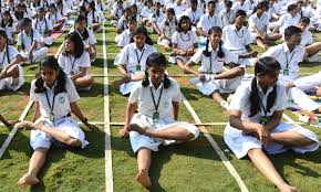 The institute, while not being as well known as some of india's other yoga centers, offers a range of excellent courses, workshops, and camps. Indian School Children Perform Yoga For World Peace World Dawn Com