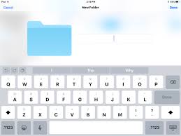 A folder is created containing the two apps you added. How To Create New Folders In Files App On Iphone Ipad Osxdaily