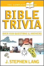 The answers are included at the back of the book and provides a valuable resource for personal or group study, or youth ministry and bible quizzing. 1001 Bible Trivia Questions