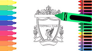 Was founded following a dispute between the everton committee and john houlding, club president and owner of the land at anfield.after eight years at the stadium, everton relocated to goodison park in 1892 and houlding founded liverpool f.c. How To Draw Liverpool Fc Badge Drawing The Liverpool Logo Coloring Pages For Kids Tanimated Toys Youtube
