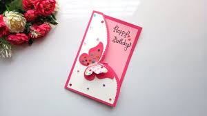 Handmade Birthday Card For Boyfriend What To Write Beautiful Handmade Birthday Card Idea Diy Greeting Cards For Birthday Youtube Beautiful Birthday Cards Simple Birthday Cards Handmade Birthday Cards