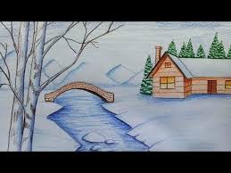 Here are two methods to draw a. Simple Drawing Ideas Christmas Scene Drawing Happy Emotion