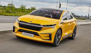 Skoda Concept Vision Iv La Voiture 100 Electrique De Skoda C Est Pour 2020 Voiture Premiere Voiture Boite Automatique