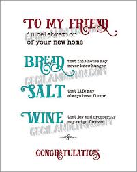 Printable New Home Blessing Bread Salt Wine Poem Its A Etsy Housewarming Gift Baskets House Warming Gift Diy House Warming Gifts